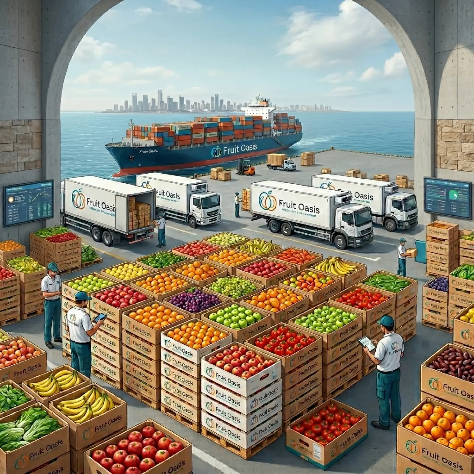 استيراد الخضار والفواكه